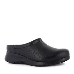 ECCO - Zuecos Mujer Astor09 Negro Cuero Natural