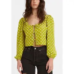 LEVIS - Blusa Mujer Gráfica Verde