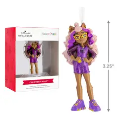 HALLMARK - Monster High - Clawdeen Wolf - Adorno de Navidad Ornamento