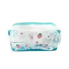 GENERICO - Cartuchera Escarcha Burbuja Sky Blue