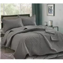 MINGDA - Set de Cubrecama + Juego de sabanas + fundas 2 Pz 100% Garantizado