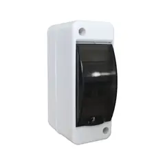 GENERICO - INTERRUPTOR TERMOMAGNETICO 2X32AMP + TABLERO DE 2 POLOS DE PVC