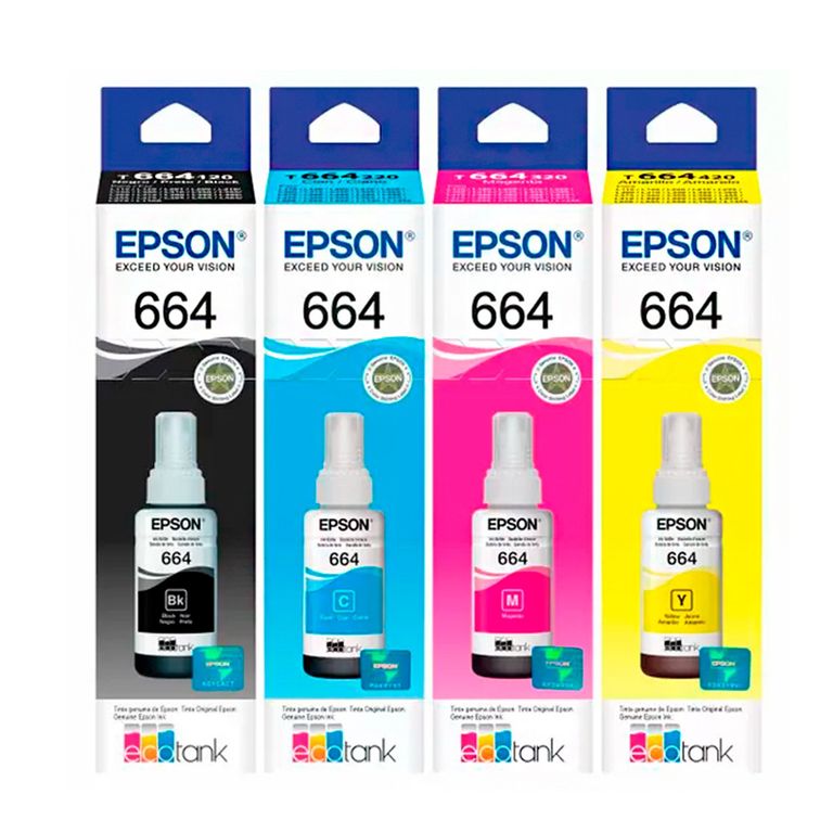 KIT DE 4 TINTAS 664