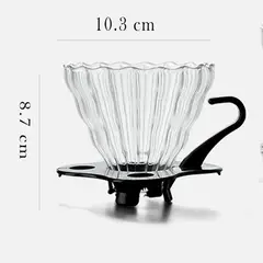GENERICO - Dripper V60 gotero de café Tamaño 01 GRATIS filtros de papel