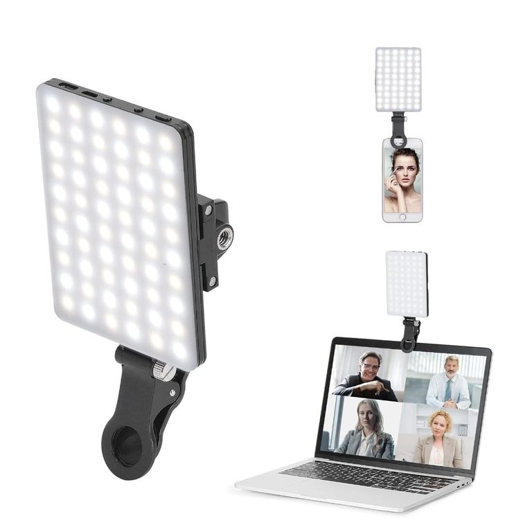 Luz Led Selfie Para Celular Alta Potencia Para Videoconferencia