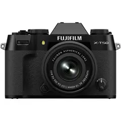 FUJIFILM - X-T50 Sin Espejo Cámara Kit Con 15-45mm f/3.5-5.6 Lente-Negro