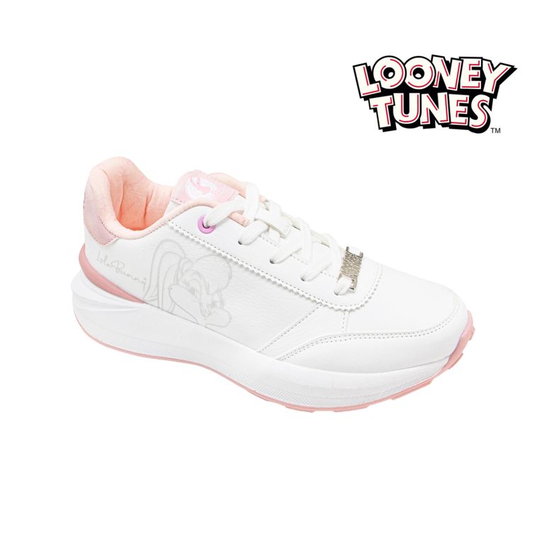 Zapatillas Looney Tunes Urbanas Blancas Mujer Lola Bunny