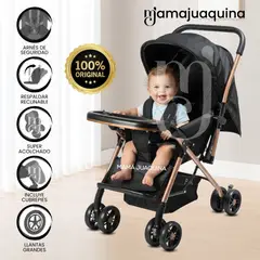 BABY - Coche Cuna de Lujo «GRAND PIETRI» Edición Limitada Black