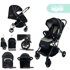 GENERICO - Coche Maleta para bebe modelo Modrick Negro