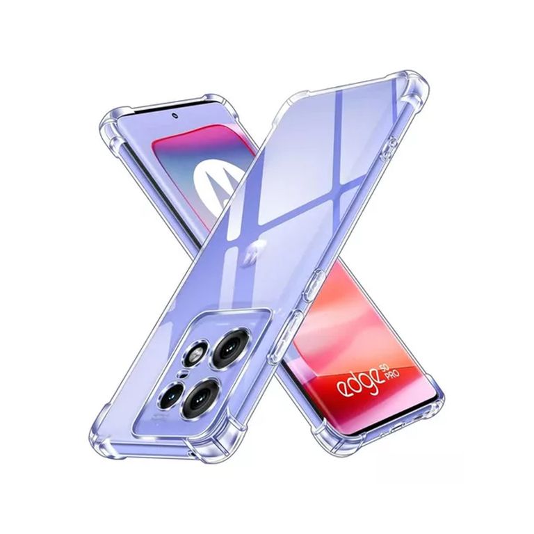 Case Funda Protector MOTO EDGE 50 PRO - TRANSPARENTE ANTI IMPACTO
