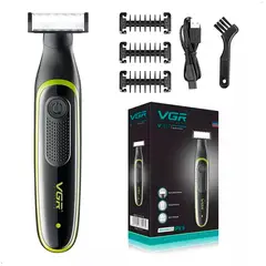 GENERICO - Afeitadora Electrica Shaver Rasuradora Vgr V-017 Recargable Usb