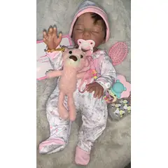 GENERICO - Muñeca Reborn Recién Nacida Lisa de 49cm