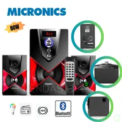 MICRONICS - Parlante 2.1 Rush MIC S7512BT Bluetooth