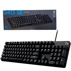 LOGITECH - TECLADO G413 SE BLACKLIGHT MECHANICAL GAMING BLACK