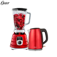 OSTER - Licuadora Clasica 3 vel BLST4126R + Hervidor eléctrico BVSTKT673CR