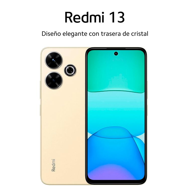 13 8GB RAM 256GB CÁMARA 108 MP COLOR DORADO ARENA