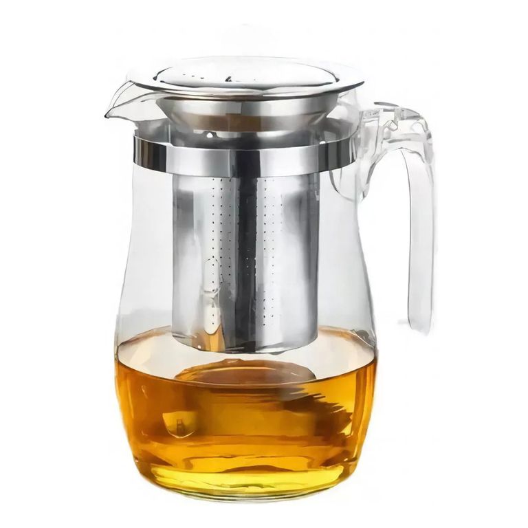 Tetera de té Cafetera de vidrio con filtro 1500 ml