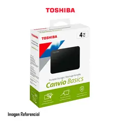 TOSHIBA - DISCO DURO PORTATIL CANVIO BASICS 4TB 2.5" P/N: HDTB540XK3CA