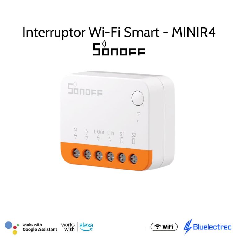 Interruptor inteligente WiFi MINIR4 -