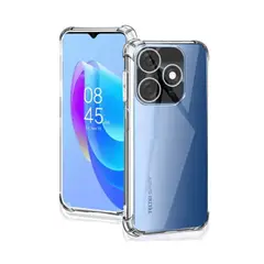 GENERICO - Funda Protector Case TECNO SPARK 10C - TRANSPARENTE ANTI IMPACTO
