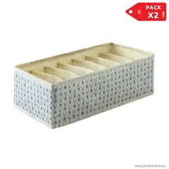 INSPIRA MARKET - Organizador multiusos de ropa polos plegable PACK X2