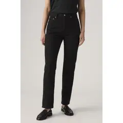 LEVIS - Jeans Mujer 501 Straight Negro