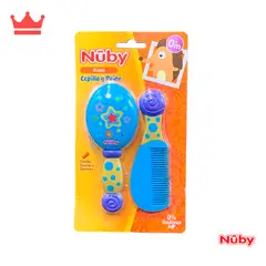 NUBY - Cepillo y Peine Turqueza