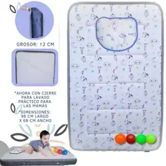 GENERICO - Colchón CIELO de Bebe para Cunas IMPORTADAS AZUL