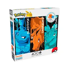 POKEMON - Rompecabeza 400 Piezas Blastoise Charizard Venasaur