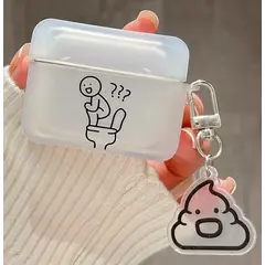 GENERICO - CASE PARA AIRPODS DISEÑO TRANSPARENTE DISEÑO