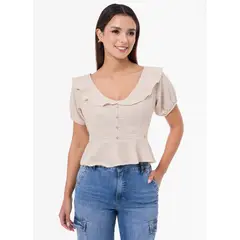 GOCCOS - Blusas Lino Mujer Kanix