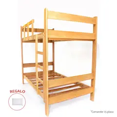 NACIONAL - Camarote Modelo liston de 1.5 Plaza
