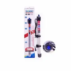 SOBO - Termostato calentador regulable 200 watts pecera acuario