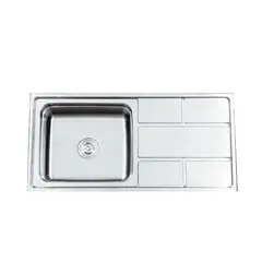 XM - LAVADERO DE COCINA ACERO CON ESCURRIDERO WLA10050D