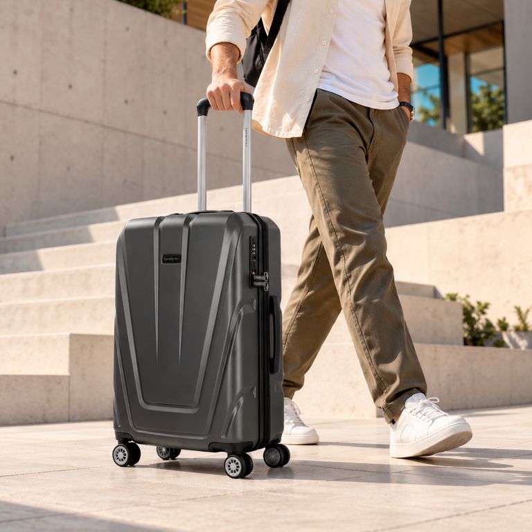 Maleta Rígida Vegas 3 Cabina Onyx Black