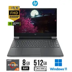 HP - Laptop Victus 15-fb2002la - Ryzen 5 8645HS - 8GB - 512GB SSD - RTX 3050 6GB -W11