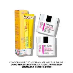 GOOD MOLECULES - Contorno Ojos Yerba Mate Good M15ml - White Skin Crema Dia y Noche 50g