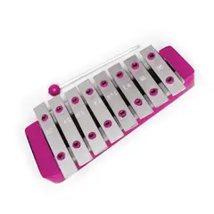 GENERICO - Xilofono Infantil 7 Notas Musicales Fucsia