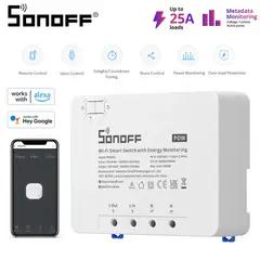 SONOFF - SWITCH RELAY SMART CON CONTROL DE CONSUMO POWR3