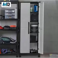 QRUBBER - Armario Multiuso Eclypse Color BlancoNegro 183x70x46cm - MQ