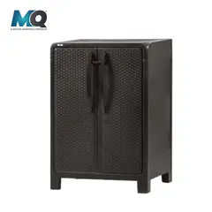 QRUBBER - Armario Multiuso Ferrara Color Café Oscuro 100x70x46cm - MQ