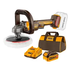 INGCO - Pulidora inalambrica 20v + bateria 4ah y cargador