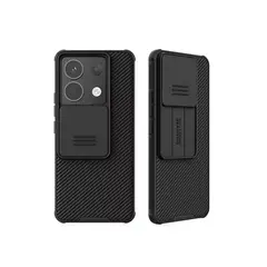 XIAOMI - Case Nillkin Poco X6 5G Camshield Funda Híbrida - Negro