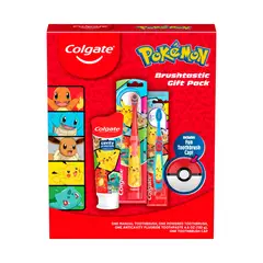COLGATE - Pokemon Pack 2 Cepillos Incluye Tapa Pokebola