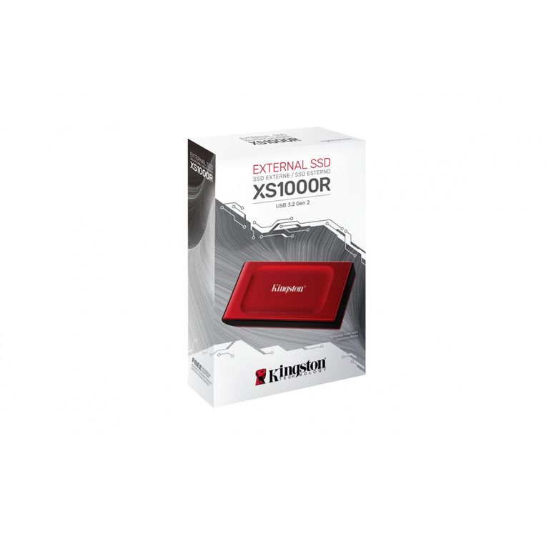 Disco Solido SSD XS1000R 1TB Rojo Externo USB 3.2