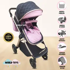BABY - Coche Moisés de Lujo «KENNEDY II» Edición Limitada Pink
