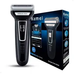 KEMEI - Máquina de Corte de Cabello Inalámbrica KM 6558 combo 3 en 1