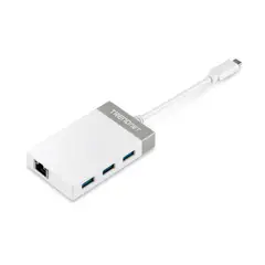 TRENDNET - ADAPTADOR HUB DE USB-C A RJ45USB-A PN TUC-ETGH3