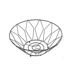 OTTOWARE - Cesta de Metal para Frutas Diseño de Rombos