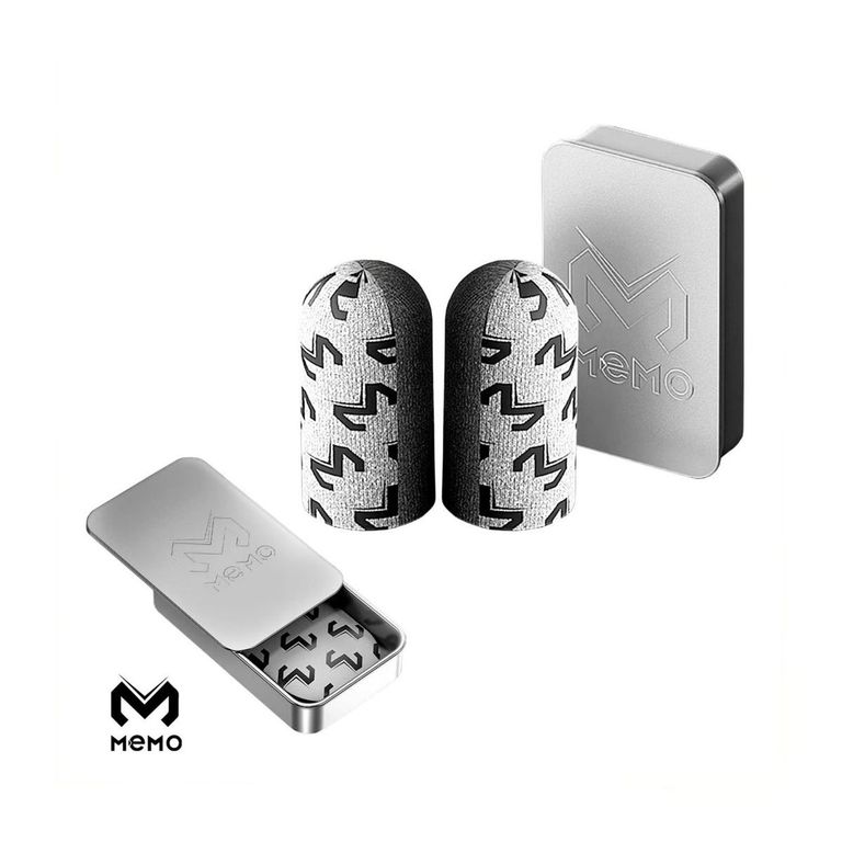 Guantes Dedales Fundas Gamer Profesionales Fibra de Plata